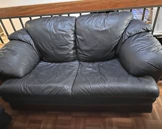 Leather Love Seat