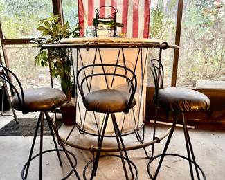 Bar and 3 Chairs 