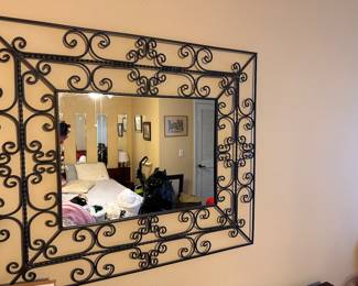 Best Mirror in Wrought Iron Frame