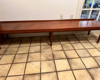 MCM Rosewood Table /Bench