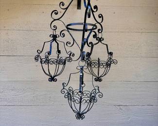 Hanging Wrought Iron Plant Holders 