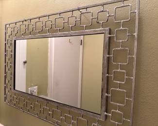 Mirror Framed in Metal 