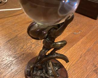 Atlas 1990 Art Deco Globe, by Stuart Mark Feldman