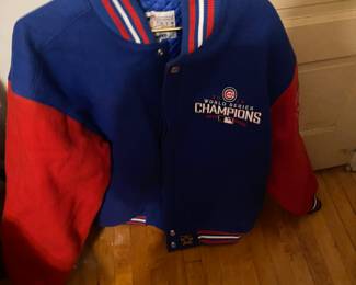 Chicago Cubs Wool 2016 World Series Champion Varsity Jacket