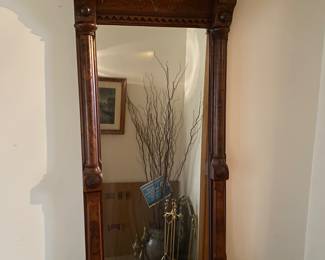 Antique Eastlake Carved Wall Mirror