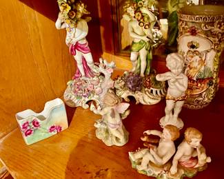Vintage Bisque Cupids, Angels