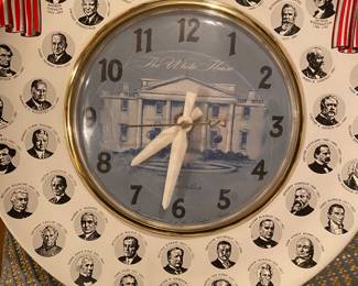 Vintage Presidents Clock Electric