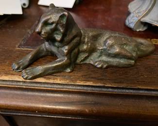 Antique Tiffany Studios New York, Bronze Lioness