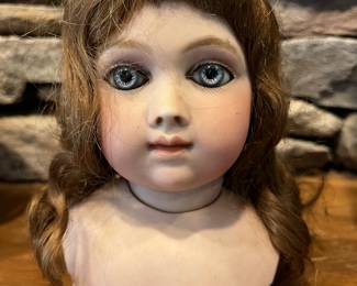 Antique bisque doll head.