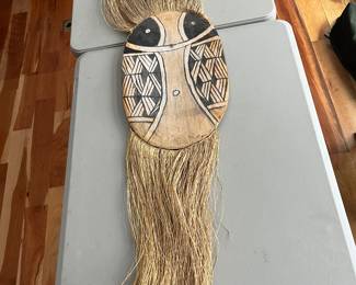 Xingu tribal mask.