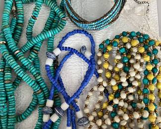 Large selection of costume jewelry, much vintage.