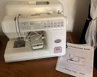 Memory Craft 3000 sewing machine.