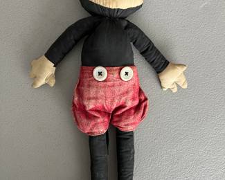 Rare vintage Mickey Mouse doll.