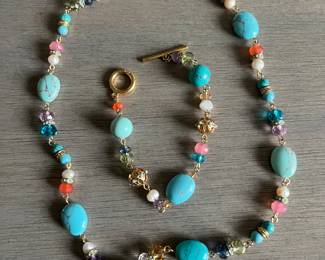 Vintage Ralph Lauren necklace and bracelet