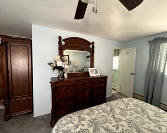 Bedroom chest & mirror