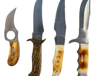 Bone Handle Bowie Knife Assortment 