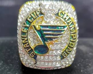 Ryan O'Reilly St. Louis Blues 2019 Stanley Cup Champions Replica Ring