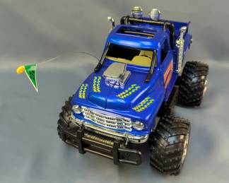 Radio Shack, Radio Control Roughrider, Monster Power Truck With Original Box