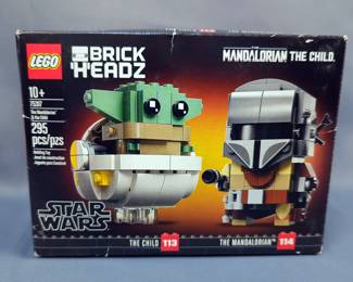 Lego Brick Headz Star Wars Mandalorian The Child, Lego Star Wars, #75034 And Star Wars, #75169, All New In Box 