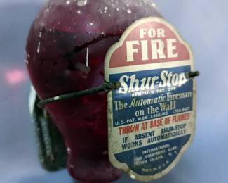 Shur-Stop Glass Fire Grenade