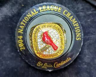 Edward Jones St. Louis Cardinals Mike Matheny 2004 National League Champions Replica Ring