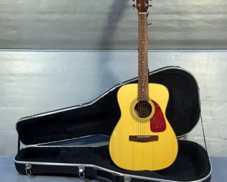 Fender Acoustic Guitar, Model GC23S NAT, In Hard Sided Carry Case