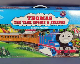 Lionel Thomas The Tank Engine And Friends Circus Playset, Includes Thomas Annie And Clarabel, Circus Animals, Tracks, And More, Box Becomes Playmat, Missing 3D Circus Tent And Engineers Cap