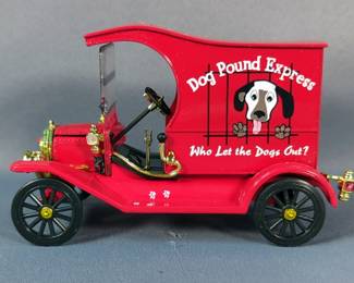 National Motor Museum Mint Die Cast 1913 Ford Model T Dog Catcher Truck And 1941 Chevrolet Special Deluxe Coupe, Both Are 1/32 Scale, Both Have COA, With Original Boxes