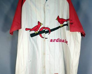 Mirage First String Authentic Sportswear Cooperstown Collection St. Louis Cardinals 1934 Jersey And Shorts, Size XL