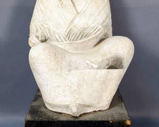 Marshall Austin Productions "Madre Tierra" 1983 Sculpture On Painted Wood Base, 12" Tall,