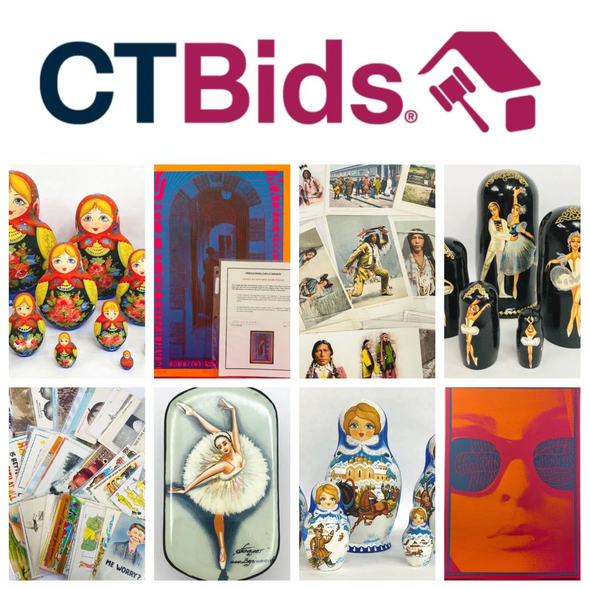 Blank 9 Grids Collage