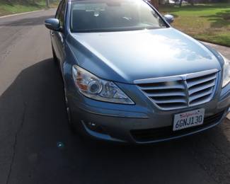 2009 Hyundai Genesis. (Pictures coming soon). 3.8L  4 dr sedan, 6 speed automatic with overdrive and shiftronic. Premium sound and nav system, back up camera, leather interior, sunroof, front/rear parking sensors, keyless entry. Mileage 97,000.