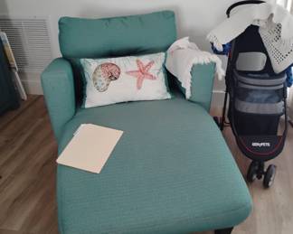 Comfy clean new lounge chair.