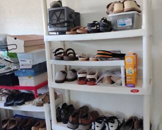 Shoes all over the place. Most are very fine.