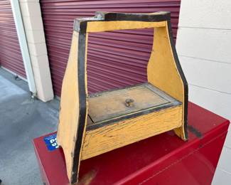 Antique shoe box.