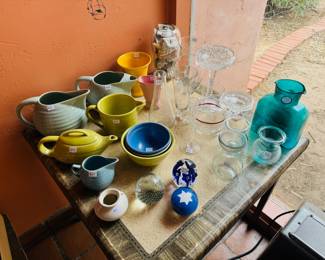 Bauer Pottery & Glass Ware