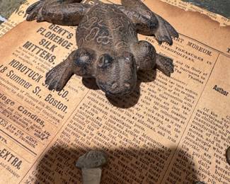 Vintage Cast Iron Frog