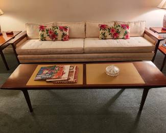 MCM Sofa and Coffee Table Counter Point By Drexel Design by John Van Koert 