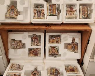 Hummel Village ornaments 
