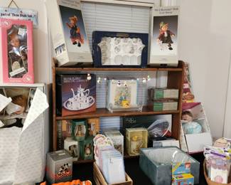 Hummel Dolls Hummel Teaset 
Ashton Drake Dolls candle making kit mostly NIB