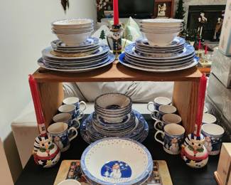 3 sets of Noritake Christmas China
