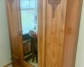 Beautiful Walnut Wardrobe