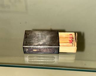 Sterling Silver 925 Vintage Designer S Kirk & Son Matchbox/Match Book Cover