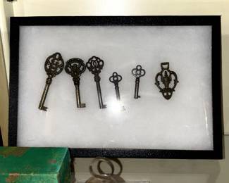 Brass skeleton keys