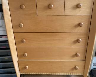 NATURAL WOOD HIGH CHEST