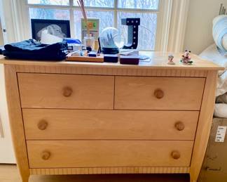 NATURAL WOOD LOW CHEST