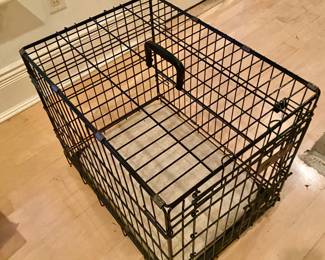 PORTABLE FOLDING PET CAGE WITH BOTTOM PAD INCLUDED