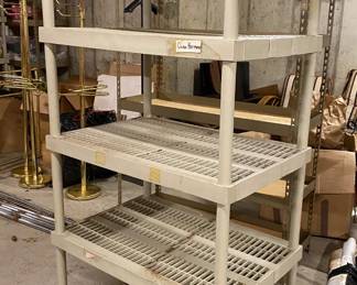 24" HEAVY DUTY PLASTIC SHELVES