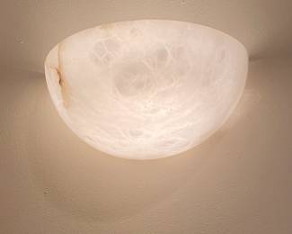 ALABASTER WALL SCONCES