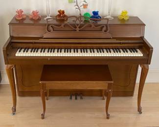 LUDWIG PIANO WITH BENCH